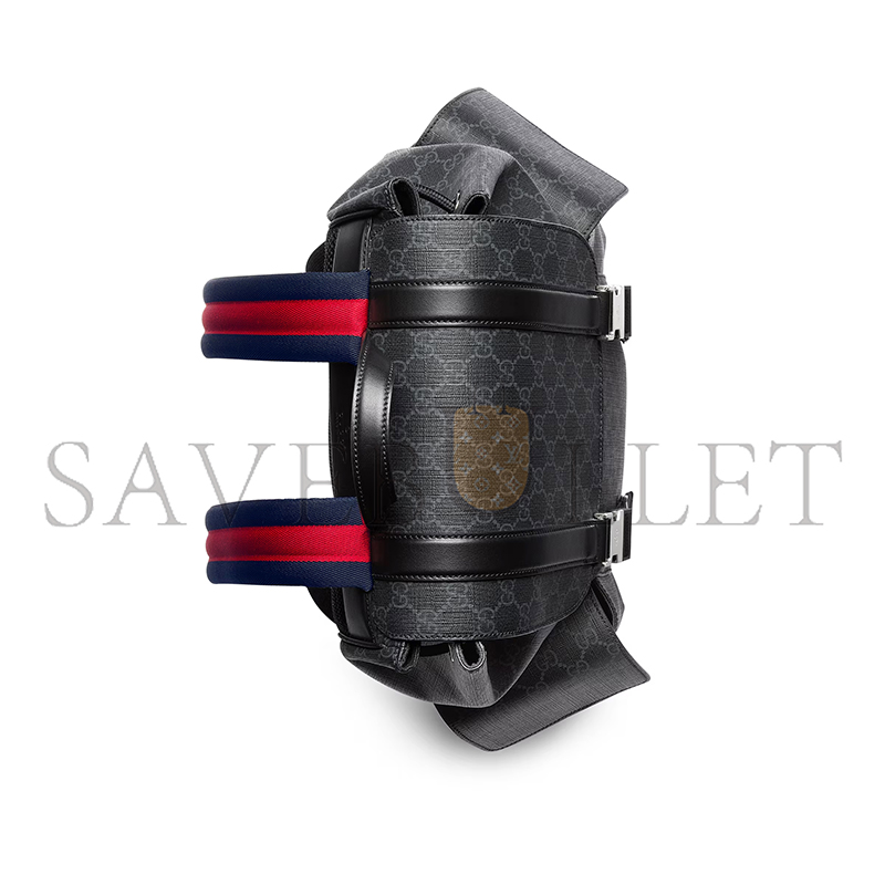 GUCCI GG BLACK LARGE BACKPACK 792080 (46*35*12cm) GUCCI GG BLACK LARGE BACKPACK 792080 (46*35*12cm)